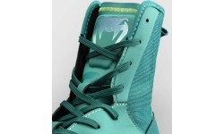 Venum Elite Neo Boxing Shoes - Green/ Neon Yellow