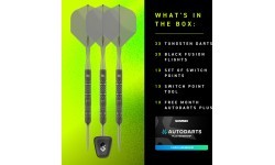 Winmau MvG TS-PRO 90% Switch Point Steel Tip Darts 23G