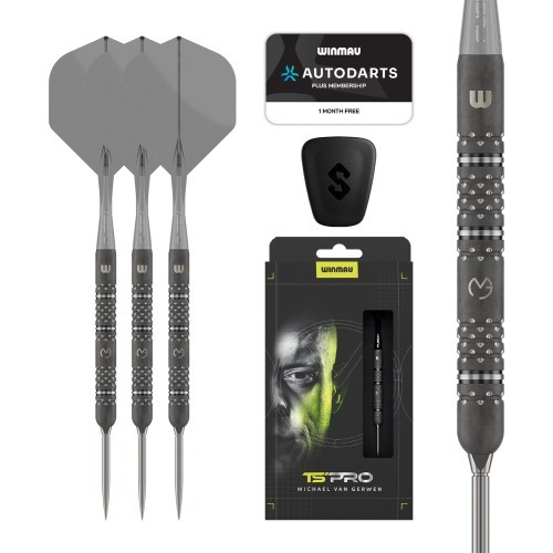 Winmau MvG TS-PRO 90% Switch Point Steel Tip Darts 25G