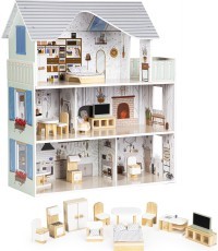 Кукольный домик Ecotoys Emma Residence с мебелью