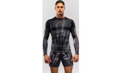 Venum Demon Long Sleeve Rashguard - Black/Grey