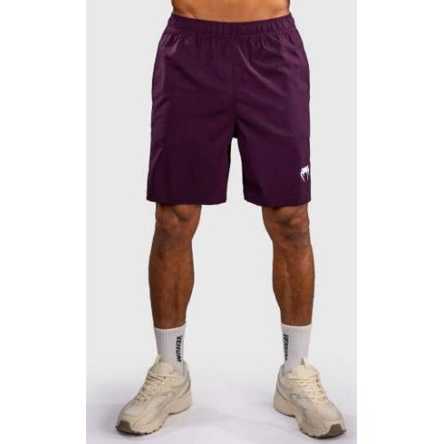 Venum Contender Training Shorts - Dark Purple/ White