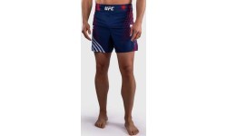 Men's Official UFC Freedom 250 by Venum Blue Authentic Fight Night Short Fit Fight Short