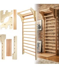 Wall Bars inSPORTline Shapemar 240 x 90 cm w/ Pull-Up Bar