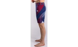 Men's Official UFC Freedom 250 by Venum Blue Authentic Fight Night Long Fit Fight Short