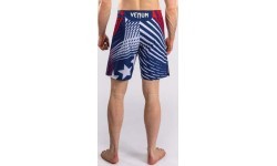 Men's Official UFC Freedom 250 by Venum Blue Authentic Fight Night Long Fit Fight Short