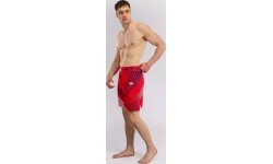 Men's Official UFC Freedom 250 by Venum Red Authentic Fight Night Short Fit Fight Short