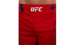 Men's Official UFC Freedom 250 by Venum Red Authentic Fight Night Short Fit Fight Short
