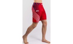 Men's Official UFC Freedom 250 by Venum Red Authentic Fight Night Short Fit Fight Short