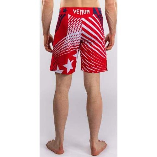 Men's Official UFC Freedom 250 by Venum Red Authentic Fight Night Short Fit Fight Short