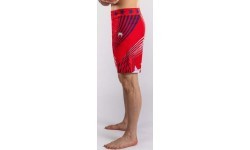 Men's Official UFC Freedom 250 by Venum Red Authentic Fight Night Short Fit Fight Short