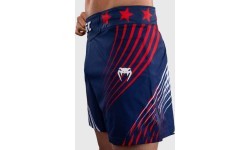 Men's Official UFC Freedom 250 by Venum Blue Authentic Fight Night Short Fit Fight Short