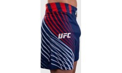 Men's Official UFC Freedom 250 by Venum Blue Authentic Fight Night Short Fit Fight Short