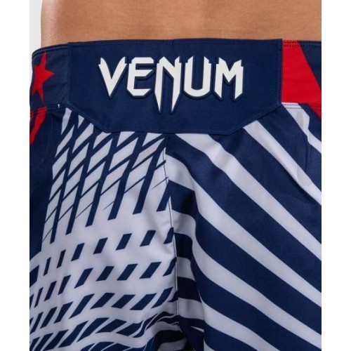 Men's Official UFC Freedom 250 by Venum Blue Authentic Fight Night Short Fit Fight Short