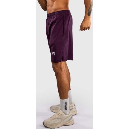Venum Contender Training Shorts - Dark Purple/ White