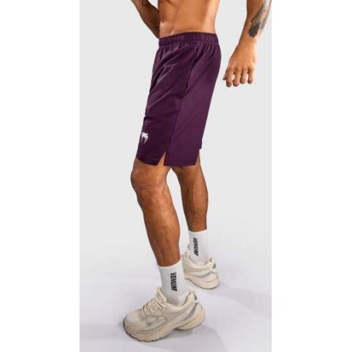 Venum Contender Training Shorts - Dark Purple/ White