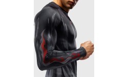 Venum Demon Long Sleeve Rashguard - Black/Grey