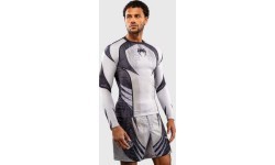Venum Galactic 3.0 Long Sleeve Rashguard - Off-White/Black