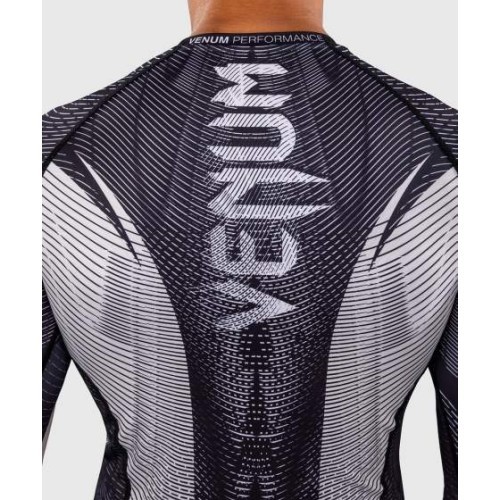 Venum Galactic 3.0 Long Sleeve Rashguard - Off-White/Black
