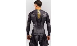 Venum Galactic 3.0 Long Sleeve Rashguard - Black/Gold