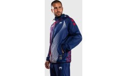 Men's Official UFC Freedom 250 by Venum Blue Authentic Fight Night Walkout Hoodie