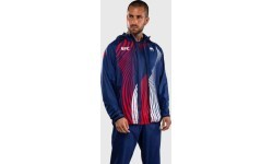 Men's Official UFC Freedom 250 by Venum Blue Authentic Fight Night Walkout Hoodie