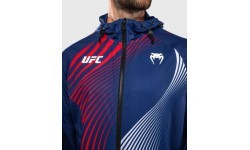 Men's Official UFC Freedom 250 by Venum Blue Authentic Fight Night Walkout Hoodie