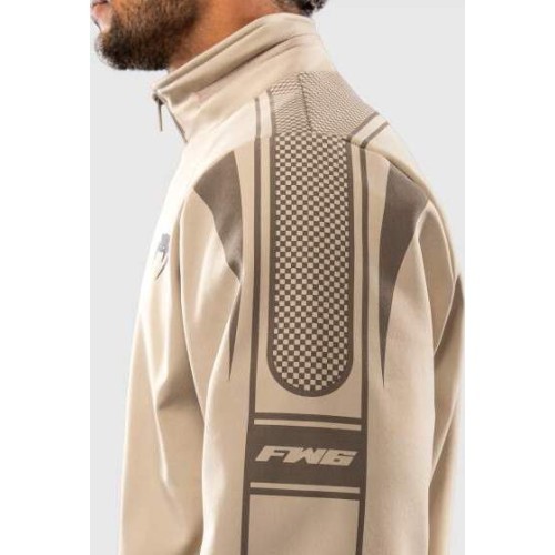 Venum UFC Unity by Venum Authentic Fight Week Men's Zip Hoodie - Sand