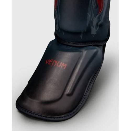 Venum Demon Shin Guards - Black/Grey