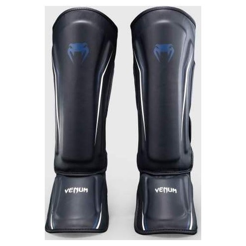 Venum G-Core Shin Guards - Navy Blue/White