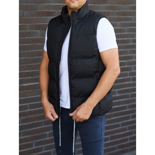 J.Style Men's Vest Black 18M1159-392
