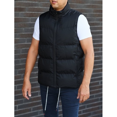 J.Style Men's Vest Black 18M1159-392