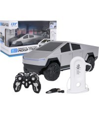 R/C Auto TRACK Silver + Charging Station
