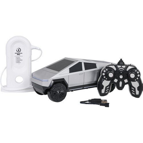 R/C Auto TRACK Silver + Charging Station