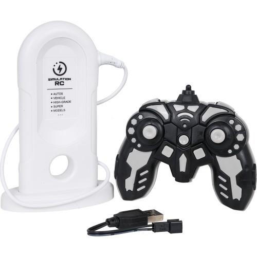 R/C Auto TRACK Silver + Charging Station