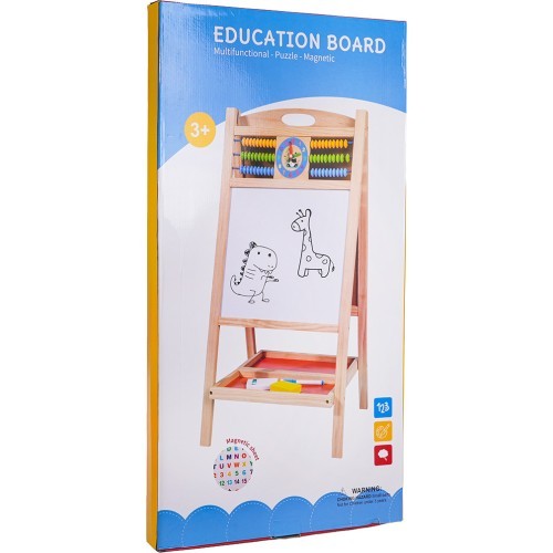 Wooden Board with Abacus + Accessories