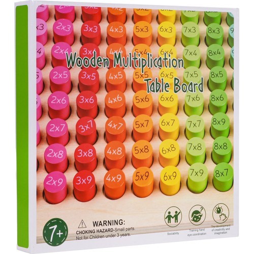 Wooden Multiplication Table