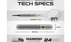 Winmau GVV W-Max 90% soft tip darts