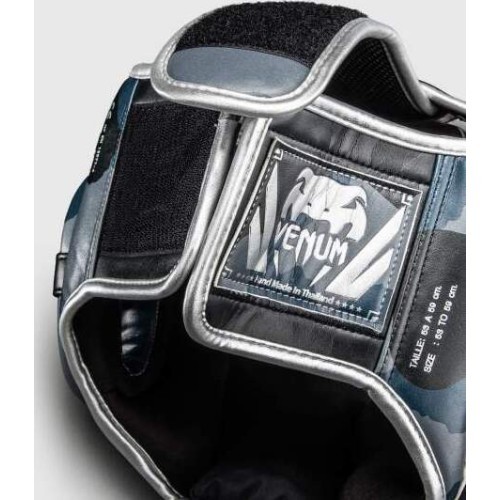 Venum Elite Camo Headgear - Dark Navy/Blue