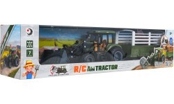 copy of Green Tractor with Trailer R/C 1:20 + Animals