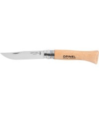 Peilis Opinel 6, Inox nerūdijantis plienas, buko medienos