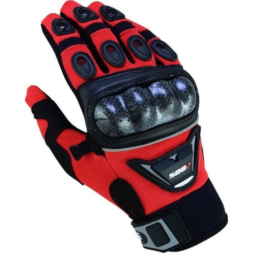 Motocross Gloves BOS GMC-14 - Red