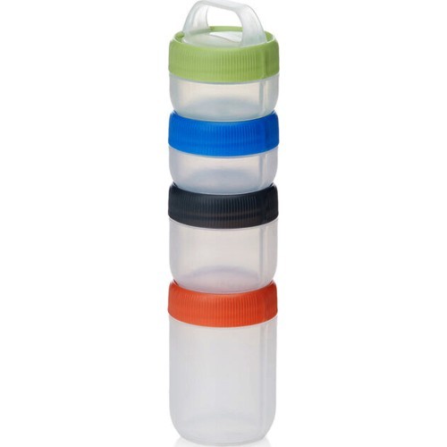 Maisto dėžučių rinkinys Humangear Stax, S, 4 vnt.