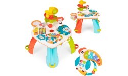 Interactive educational table for children ball track
