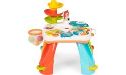 Interactive educational table for children ball track