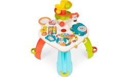 Interactive educational table for children ball track