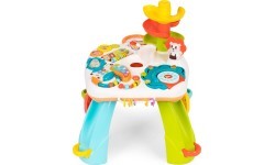 Interactive educational table for children ball track